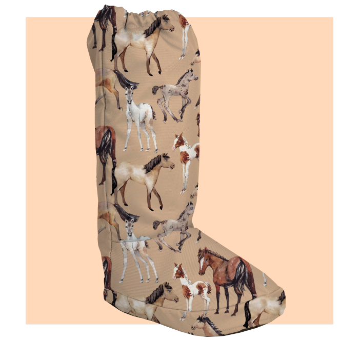ochraniacz na gips, but na gips Konie