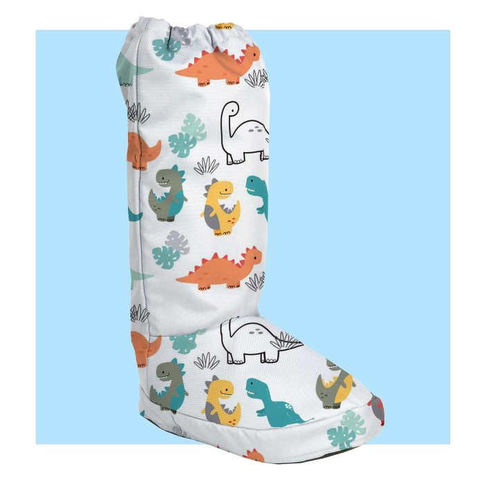 ochraniacz na gips, but na gips Dinozaury